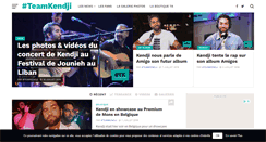 Desktop Screenshot of kendji-girac.com